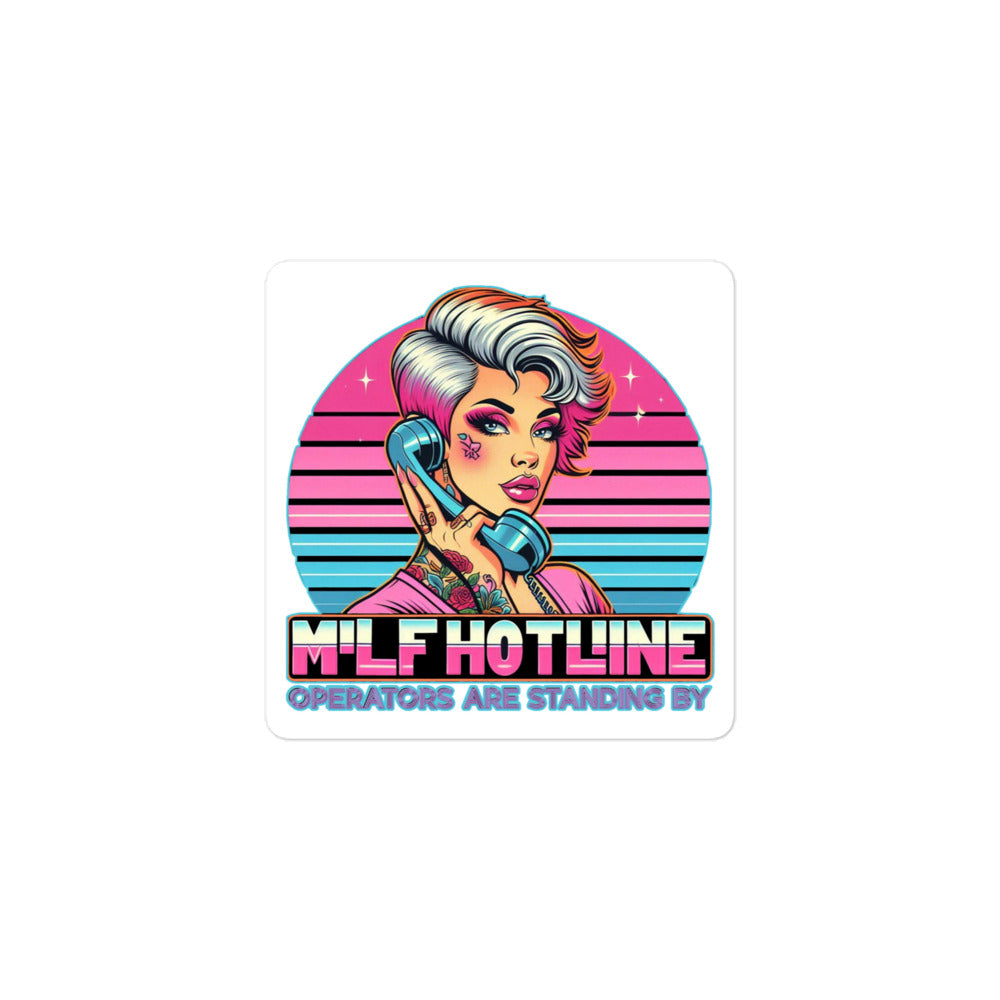 MILF HOTLINE STICKER