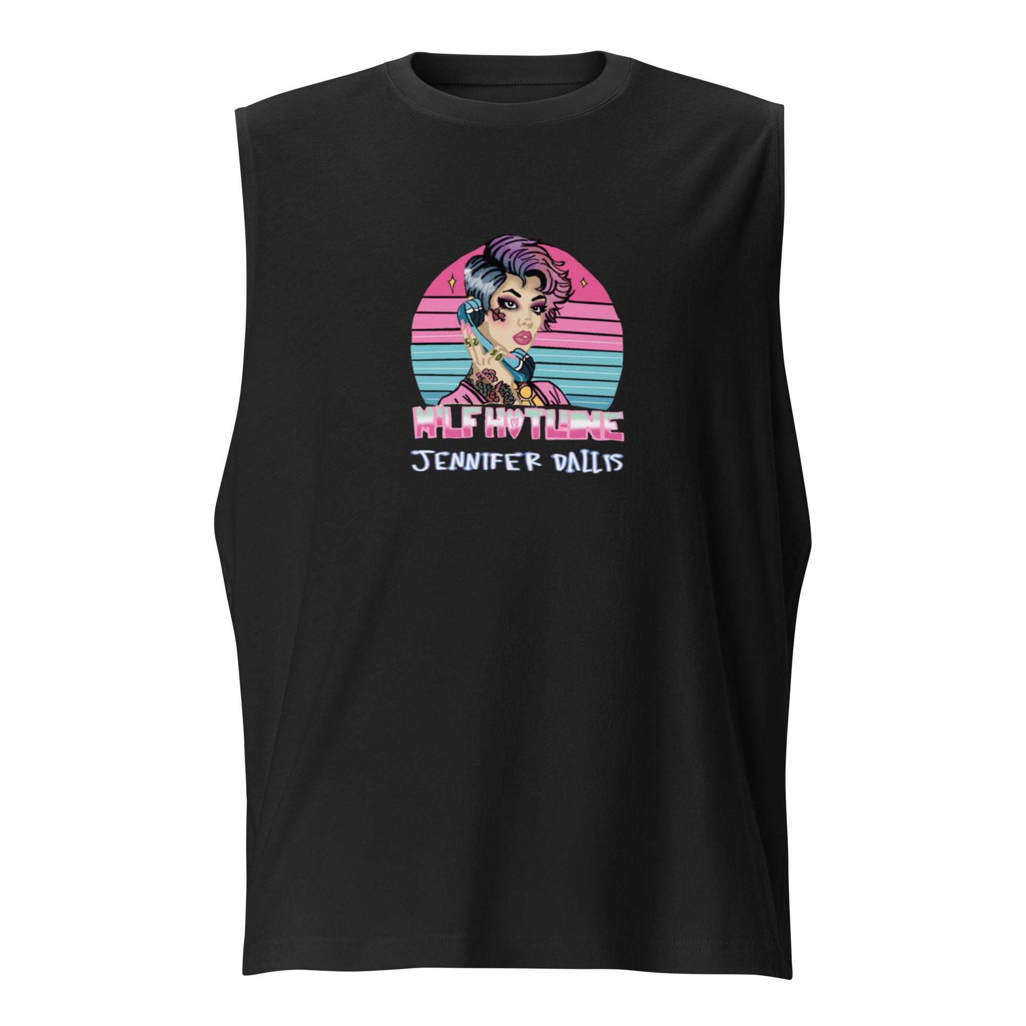 Graffiti Logo Muscle Shirt