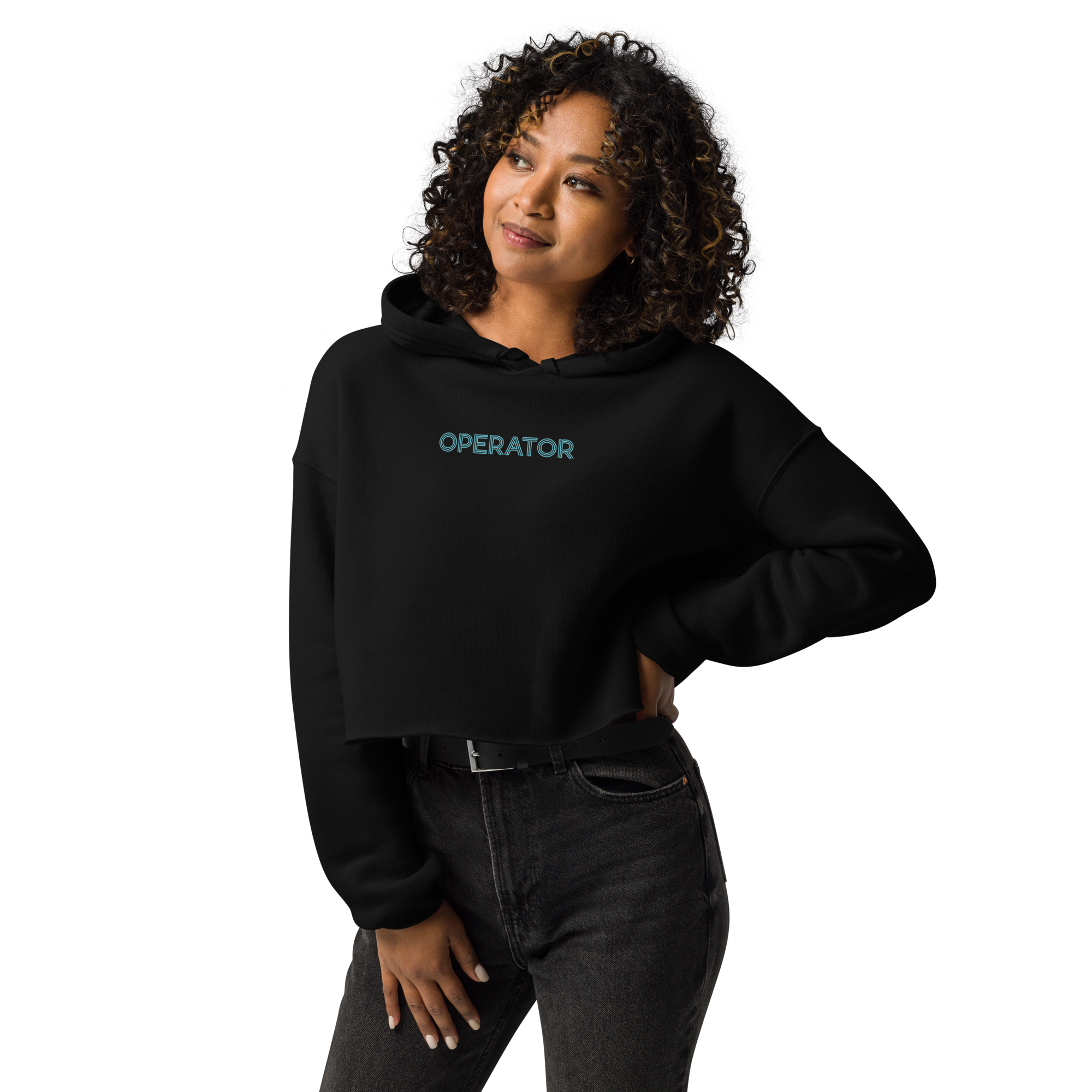 OPERATOR Crop Hoodie